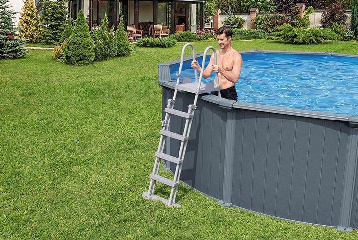 Immagine prodotto Bestway Set piscina fuori terra rotonda Hydrium - 5,49 m x 1,32 m (Ø 549 x 132 cm)