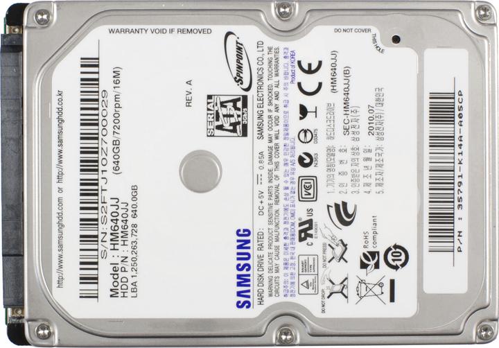 Samsung Hm640jj (0.64 TB, 2.5")