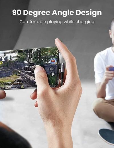 Productafbeelding Ugreen USB-C Haaks naar USB-A 2.0 A 3A Datakabel (2 m, USB 2.0)