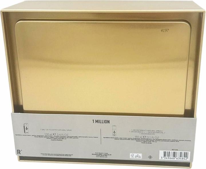 Actual product image Paco Rabanne 1 Million Christmas 2024 Eau de Toilette 100 / Deodorant (Perfume set)