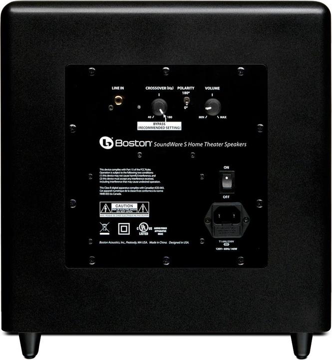 Produktbild Boston Acoustics SoundWare S 5.1 High Performance Surround-Speaker System