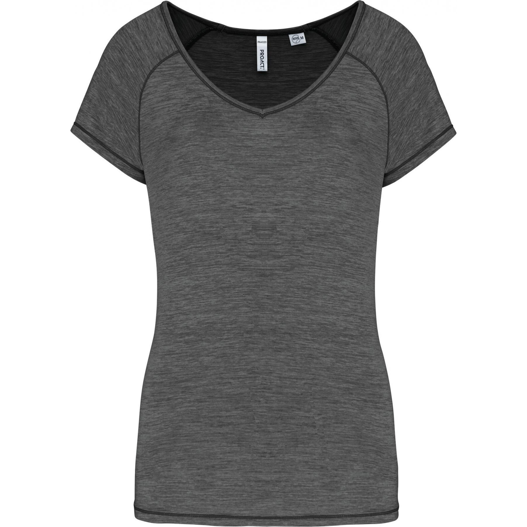 Proact, Damen, Sportshirt, Ökologisch verantwortliches Sport-T-Shirt für Frauen (S), Grau, S