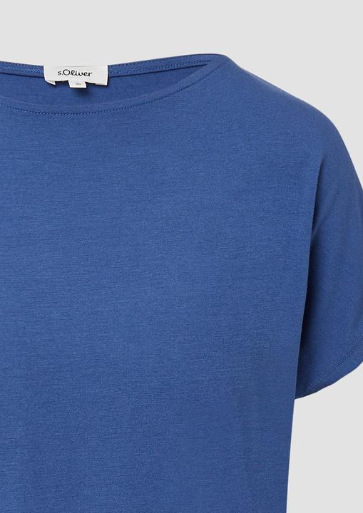 Produktbild S.Oliver T-Shirt Fliessendes Jersey-Shirt mit überschnittenen Schultern (42)