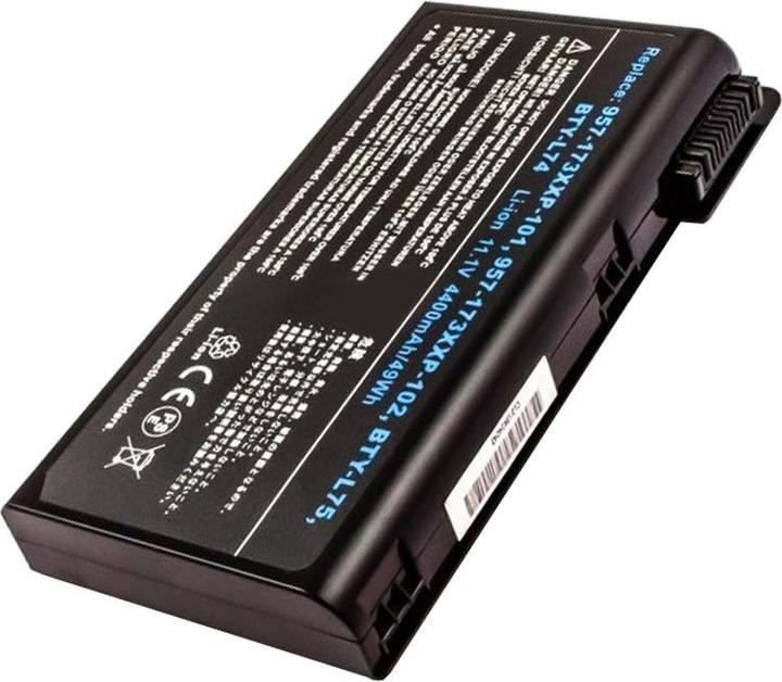 Produktbild AccuCell Akku passend für MSI 957-173XXP-101, -102, BTY-L74, BTY-L75 (4400 mAh)