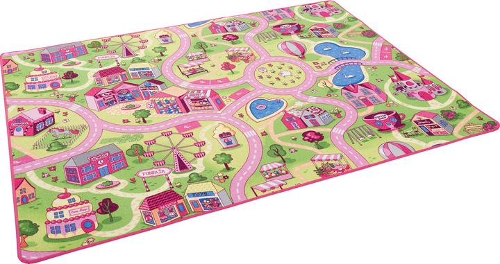 Actual product image Snapstyle Street carpet with two street landscapes on both sides Girls (160 x 240 cm)
