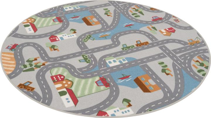 Immagine prodotto Snapstyle Tappeto da strada per bambini Fun Town Round (133 x 133 cm)