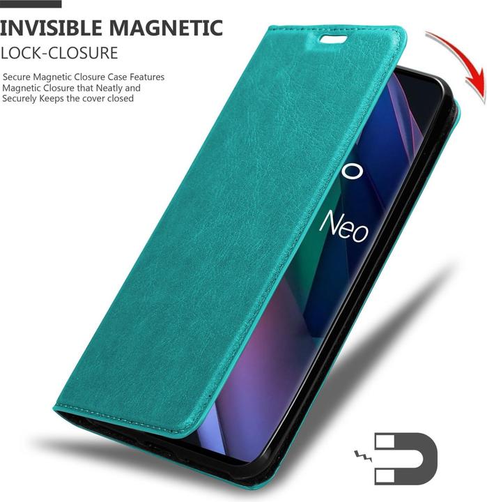 Produktbild Cadorabo Book Invis. Magnet Hülle (Oppo Find X3 Neo)