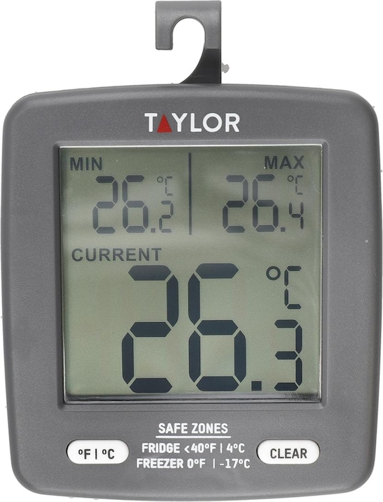 Taylor's Digital Fridge and Freezer Thermometer