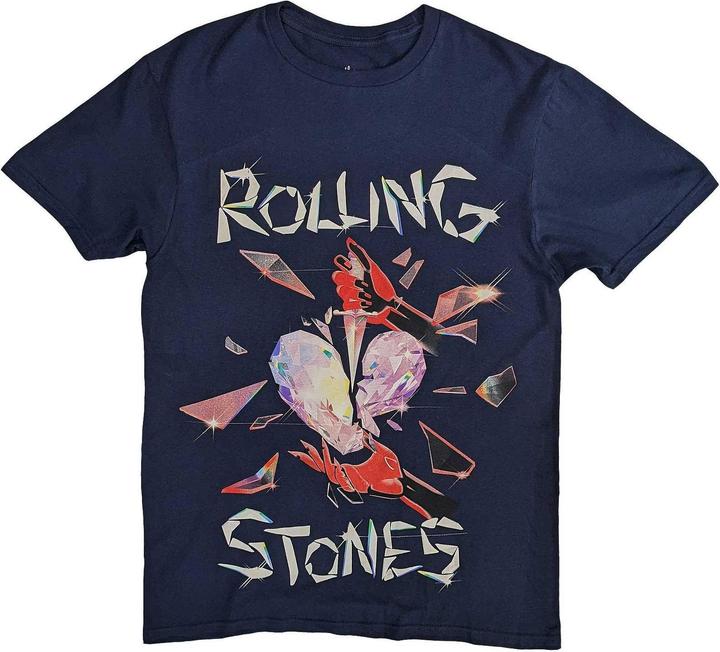 Produktbild The Rolling Stones Erwachsene Hackney Diamanten Herz TShirt (M)