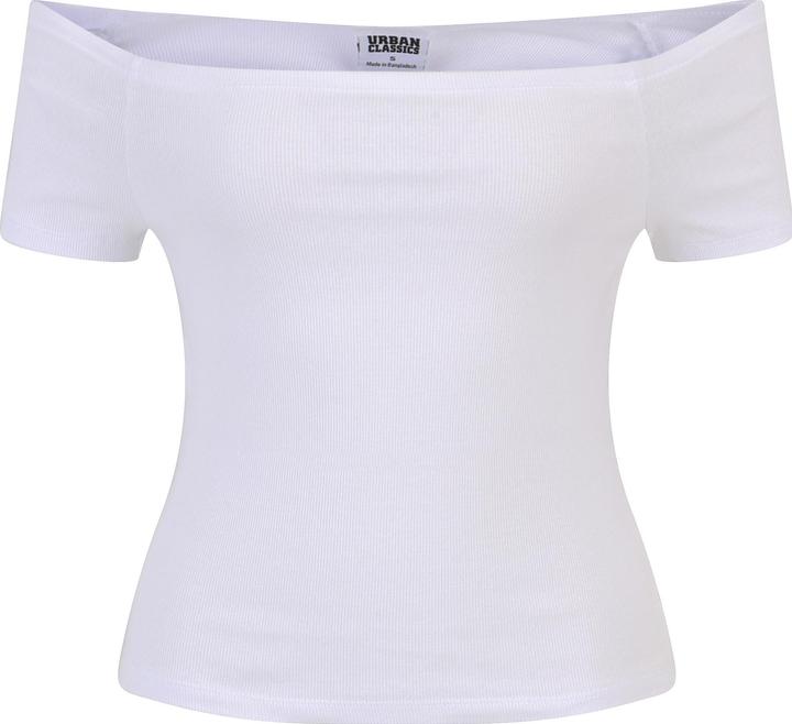 Produktbild Urban Classics Ladies Off Shoulder Rib Tee 2-Pack (S)