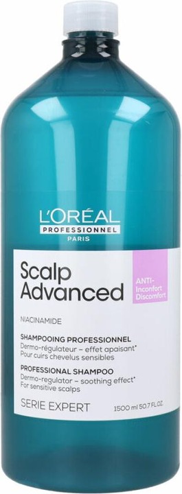 L'Oréal Professionnel Loreal Scalp Advanced Anti-Discomfort Dermo-Regulator Shampoo 1500 ml (1500 ml, Flüssiges Shampoo)