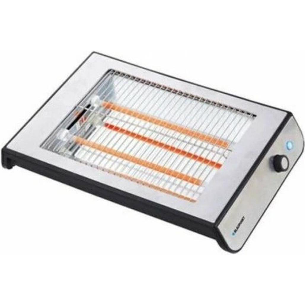 Blaupunkt Acciaio inossidabile 600W, Piano cottura portatile, Argento