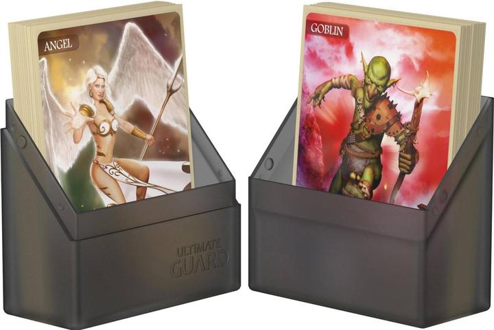 Actual product image Ultimate Guard Card Box Boulder Deck Case Standard Size 40+ Onyx
