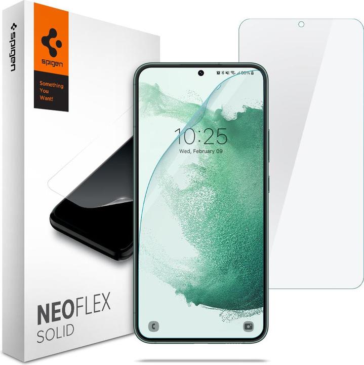 Actual product image Spigen Folia Neo Flex Samsung Galaxy S22+ Plus (2 PAK.) (1 Piece, Samsung Galaxy S21)