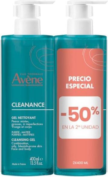 Image du produit Avène Cleanance Gel Nettoyant Sans Savon (Gel nettoyant, 800 ml)