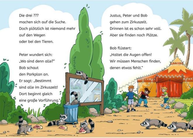 Produktbild Kosmos Die drei??? Kids, Bücherhelde 1. Klasse, Diebe im Tierpark (Deutsch, Anne Scheller, 2025)