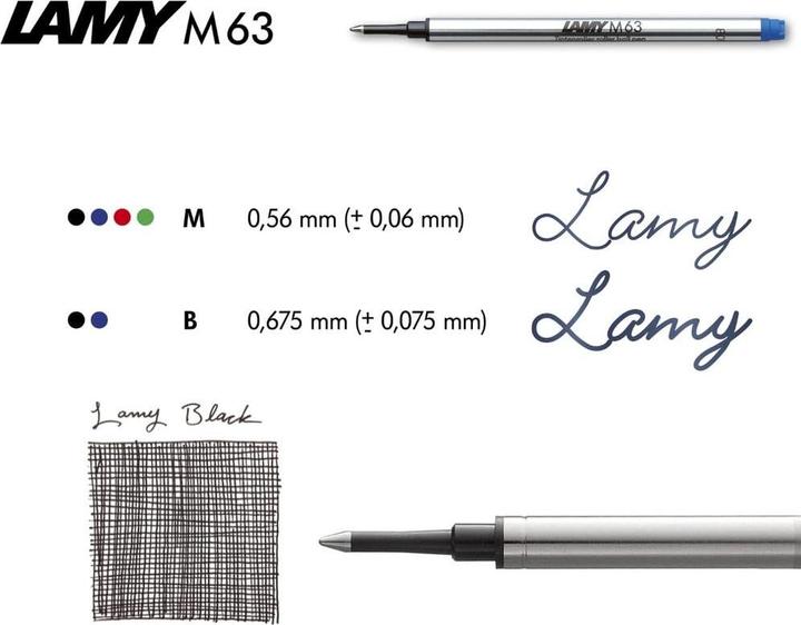Produktbild Lamy Tintenrollerpatrone (Schwarz, 0.40 mm, 1 Stk.)