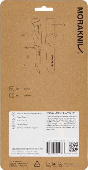 Produktbild Morakniv Companion Heavy Duty HiVis (C) (10.40 cm)