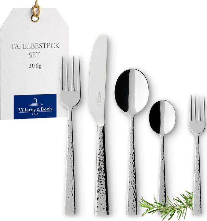 Produktbild Villeroy & Boch Tafelbesteck 30tlg. Blacksmith (30 Stk., Besteck Set)