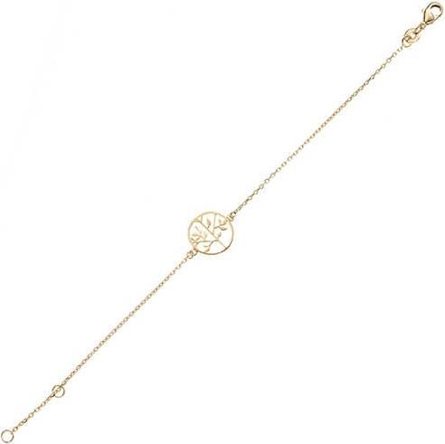 Produktbild Lara Vergoldetem Messing ARMBAND - 16+2 - LEBENSBAUM (Vergoldetem Messing)