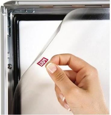Image du produit Franken Cadre d'affichage "Outdoor", DIN A4, 25 mm de profil de cadre, cadre pliable en aluminium anodisé