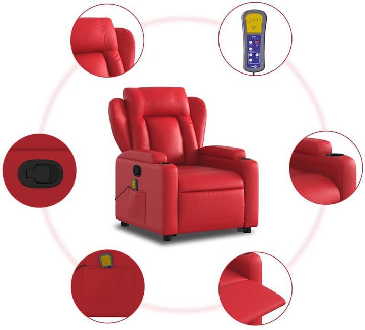 Produktbild vidaXL Massagesessel mit Aufstehhilfe