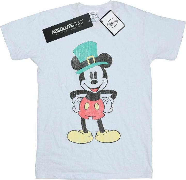 Disney Mickey Mouse Leprechaun Hat TShirt (3XL)