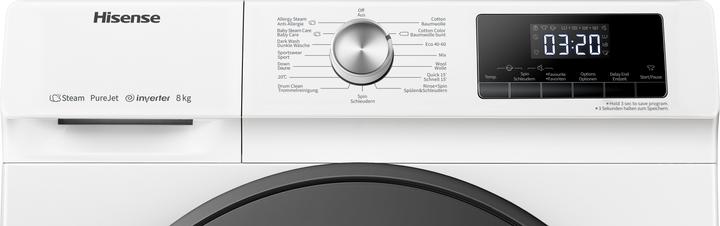 Produktbild Hisense WFQA8014EVJM (8 kg, Links)