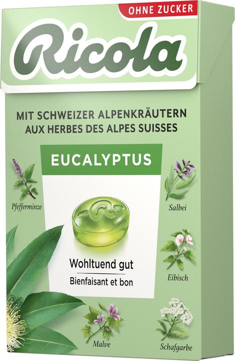 Image du produit Ricola Eucalyptus mit Stevia (1 pcs, 50 g)