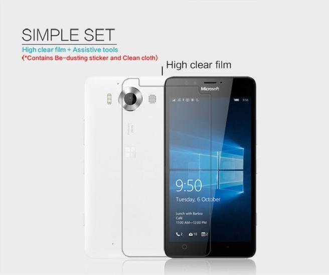 Actual product image Nillkin Super Clear (1 Piece, Microsoft Lumia 950)