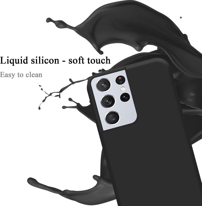 Actual product image Cadorabo TPU Liquid Silicone Case Cover (Samsung Galaxy S21 Ultra)