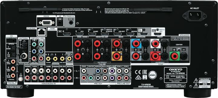 Actual product image Onkyo Tx-Nr838 (7.2 channels, AM, FM)