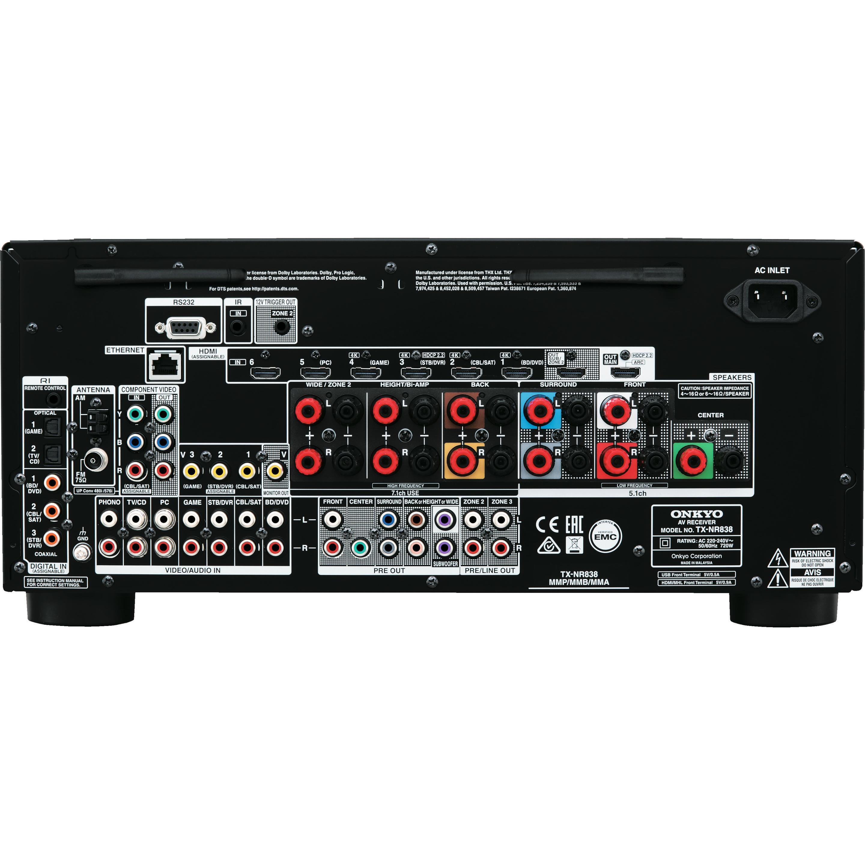 Onkyo Tx-Nr838 - buy at Digitec