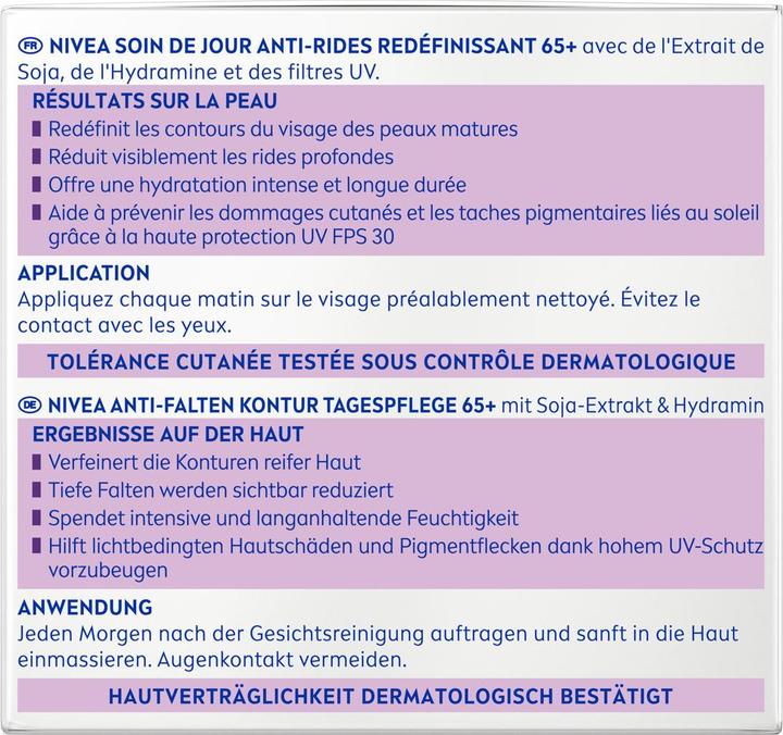 Actual product image NIVEA Anti-Falten Tag 65+ (50 ml, Day cream, SPF 30)