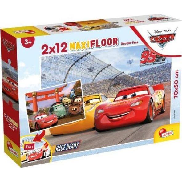 Thumbnail - Lisciani Puzzle Supermaxi 2x12 Auta (12 Teile)