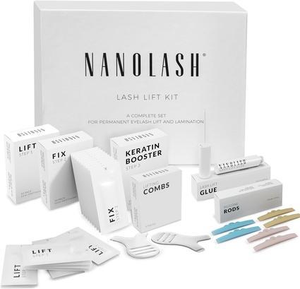 Nanolash Lash Lift and Lamination Kit DIY Eyelash Lifting All-in-One Bis zu 10 Anwendungen Langlebig