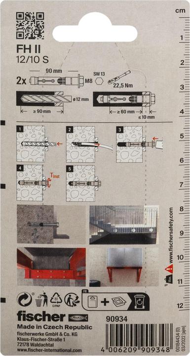 Actual product image Fischer High performance a. FH II 12/10 S K (2 pcs.)
