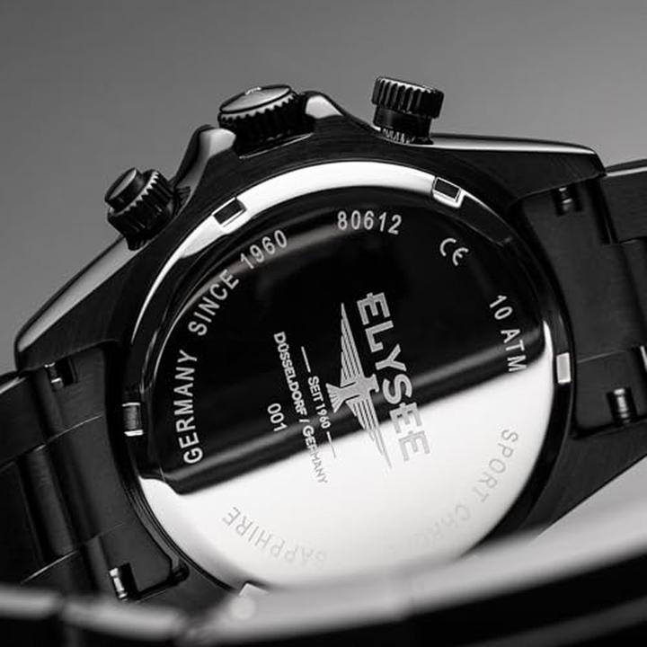 Actual product image Elysee Sport Chronograph Water Resistant Date Display Timepiece (Sports watch, Chronograph)