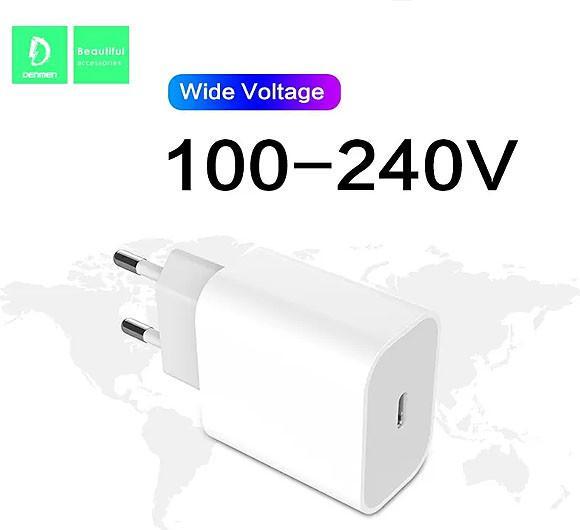 Produktbild Somostel MAIN CHARGER 3A + CABLE TYP-C to TYP-C WHITE 20Watt 3600mAh USB DC06 POWER DELIVERY