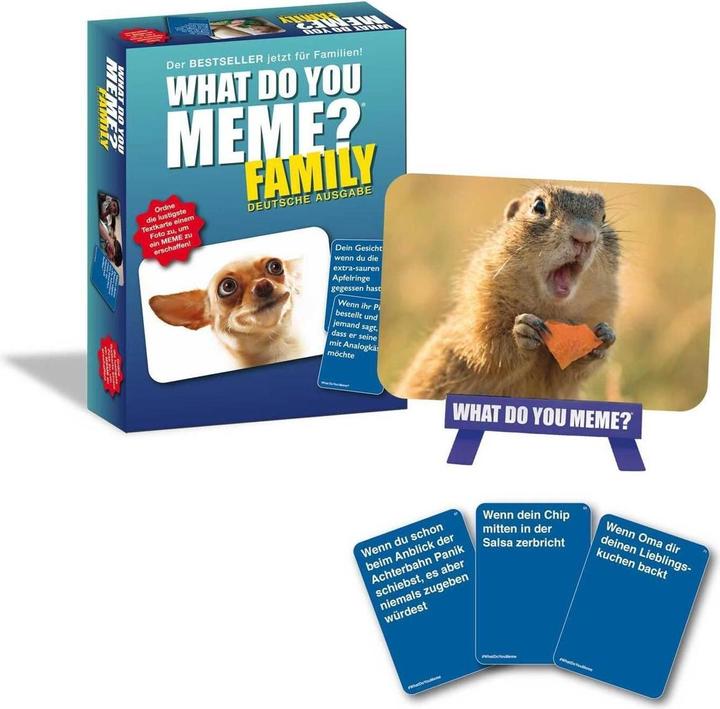 Actual product image What Do You Meme Family Edition (German)