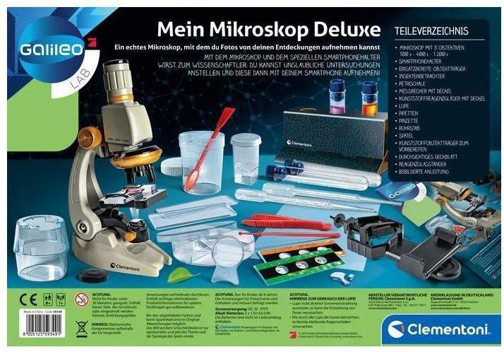 Actual product image Clementoni My Microscope Deluxe EN