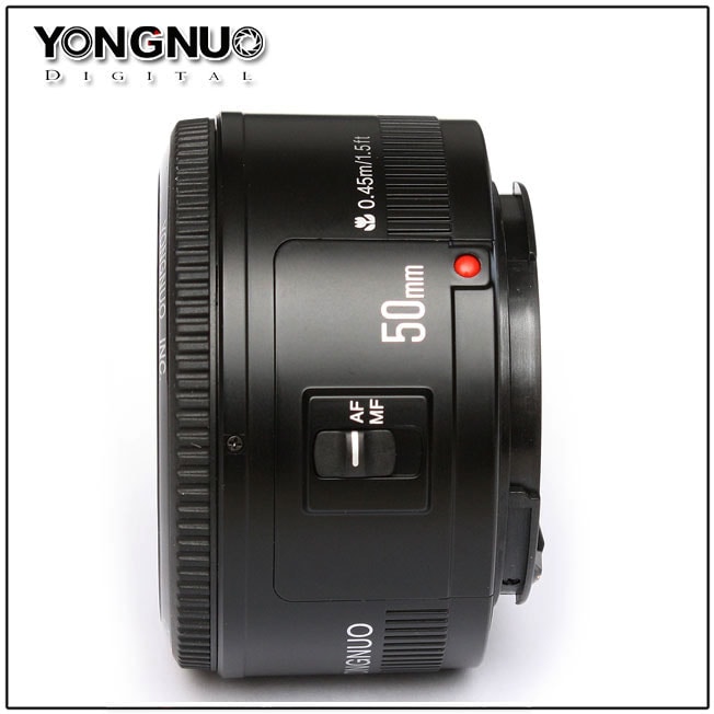 Immagine prodotto Yongnuo 50mm f/1.8 Canon EF (Canon EF, Full-frame, APS-C / DX)