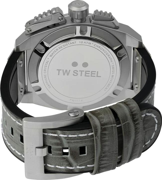 Immagine prodotto TW-Steel TW1114 Cronografo da uomo Canteen 46mm 10ATM (Cronografo, 46 mm)