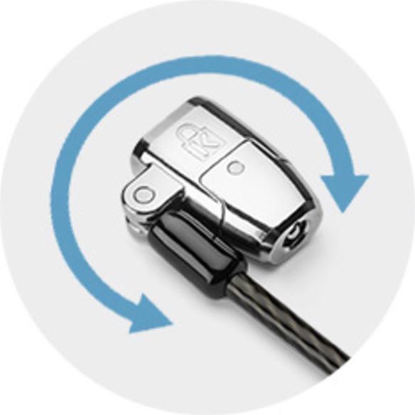 Produktbild Kensington Sicherheitsschloss ClickSafe 2.0 3-in-1 Universal