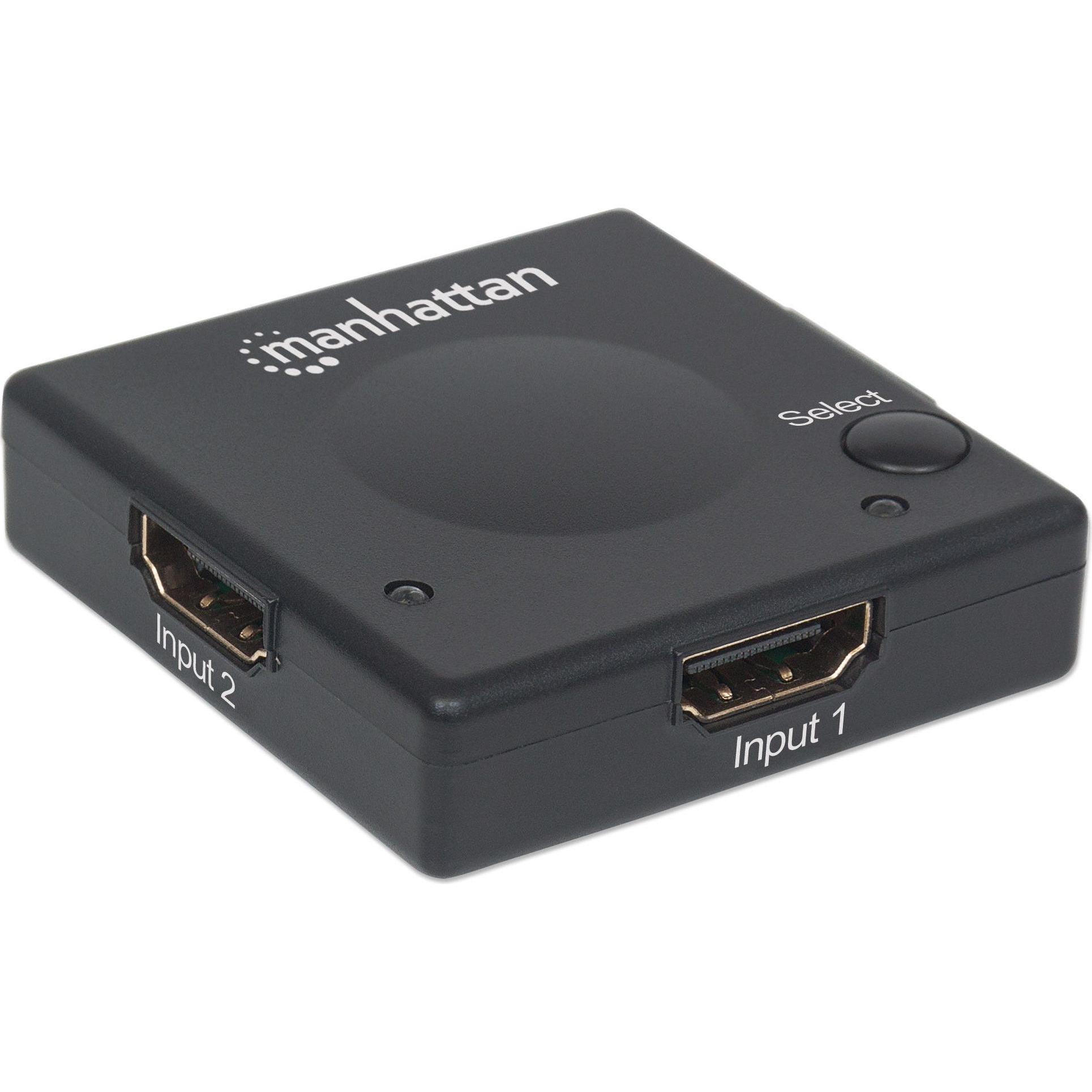 Manhattan 1080p 2-Port HDMI Switch, Switch Box