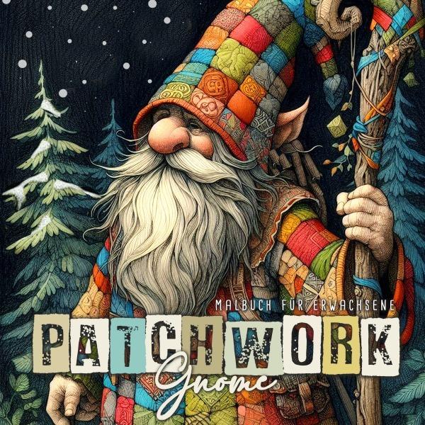 Produktbild Patchwork Gnome Malbuch für Erwachsene