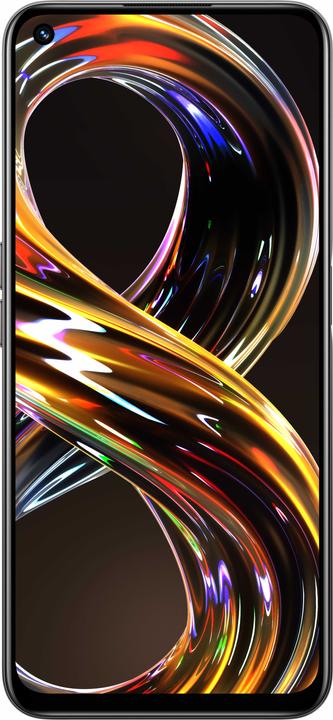 Produktbild realme 8i (128 GB, Space Black, 6.60", Dual SIM + SD, 4G)