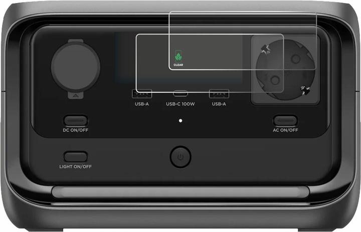 Produktbild ScreenLeaf Schutzfolie für EcoFlow River 3 Plus nachhaltiger Displayschutz Display Schutz Folie Klar
