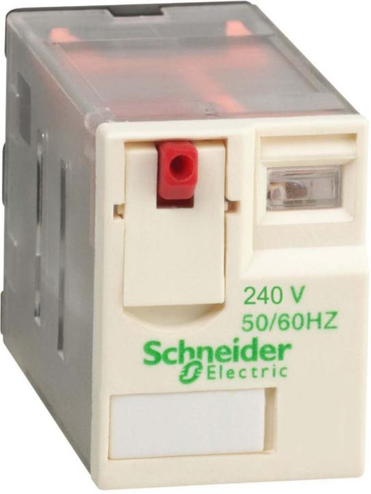 Actual product image Schneider Electric 14 pin plug in relay 240Vac coil 6A 4PDT