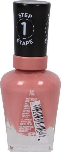 Image du produit Sally Hansen Miracle Gel nail polish 252 Rose & Shine 14.7ml (252 Rose & Shine, Vernis à ongles effet gel)